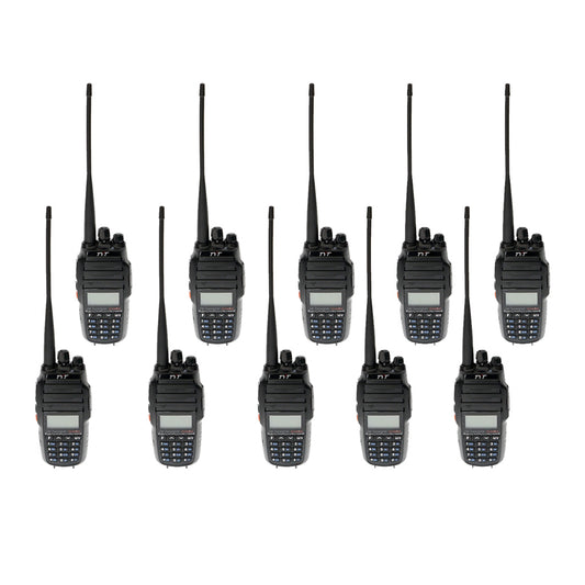 Crony TYT 10W 10 Pcs Th-UV8000D Walkie Talkie Handheld Transceiver Two Way Radio long distance Walkie Talkie 8-15km