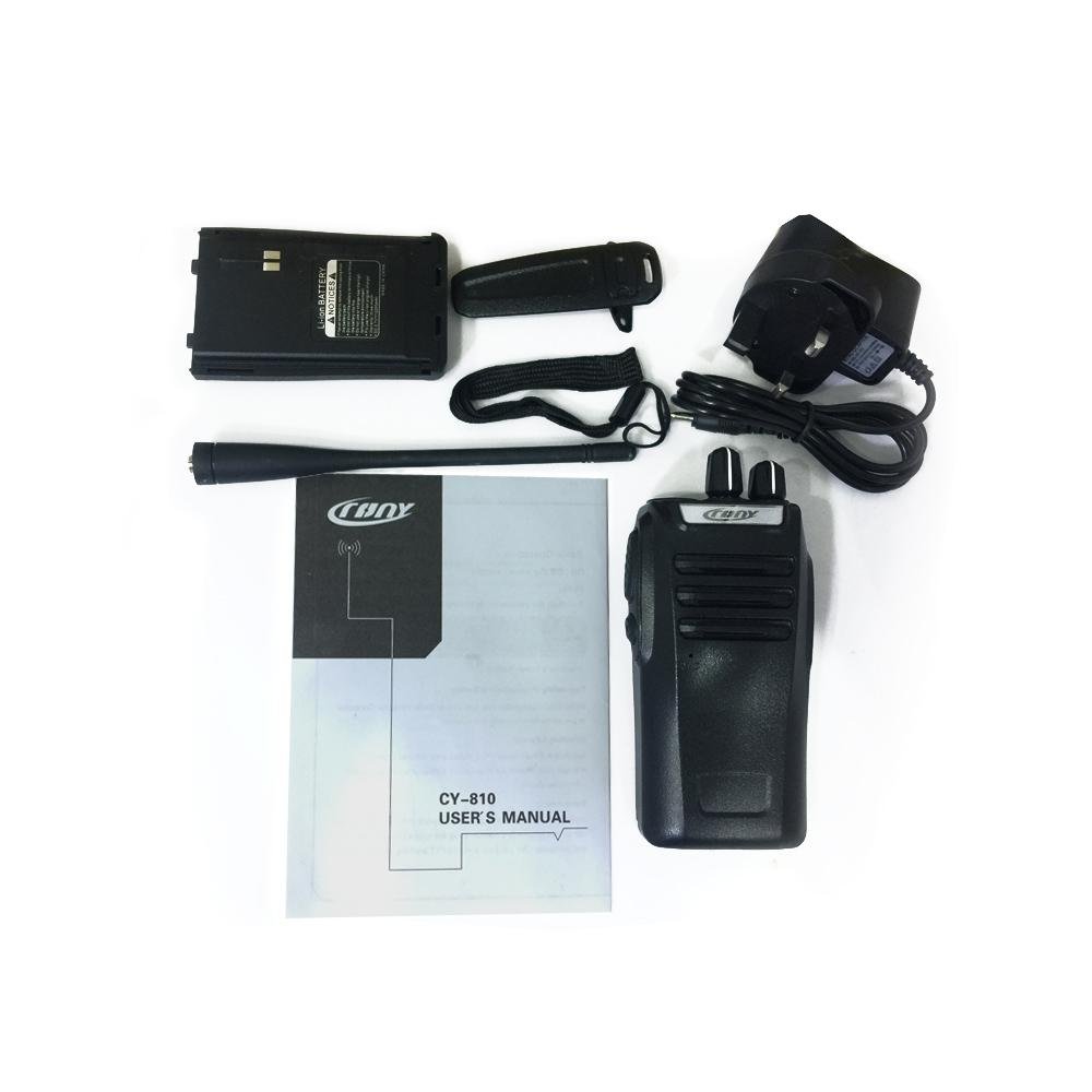 Crony 5W CY-810 Professional Walkie Talkies, Best Portable Handheld Civilian Two Way Radio Black - Edragonmall.com