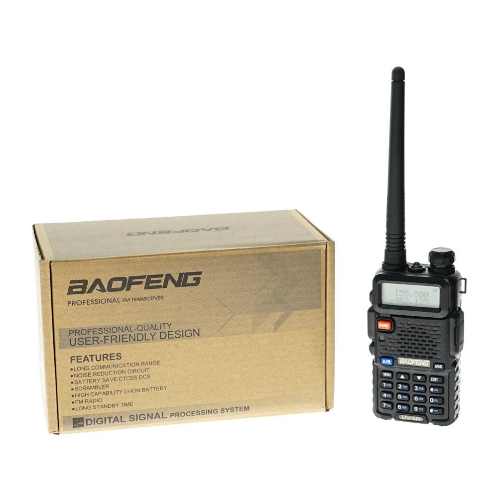 Baofeng Portable Two Way Radio Dual Band Walkie Talkies UV-5R 1.5" LCD 5W 136~174MHz / 400~480MHz - edragonmall.com